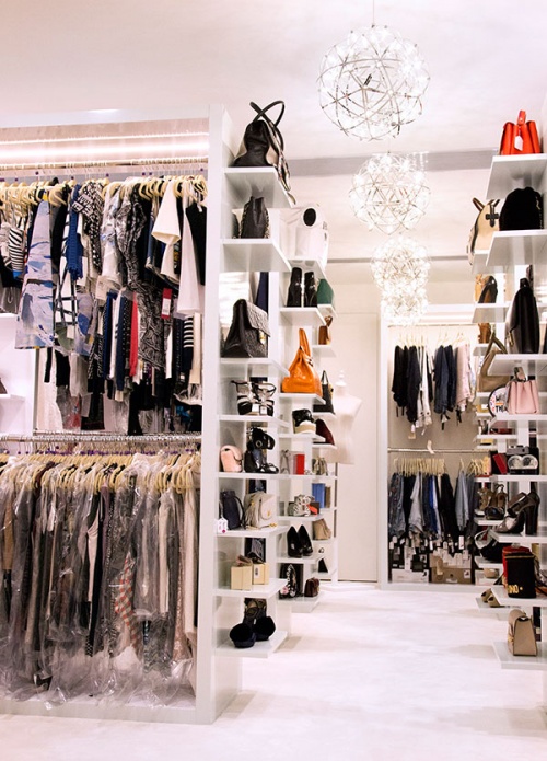 Guiltless' fashion vault is not open to the public, but customers can shop the items on their website